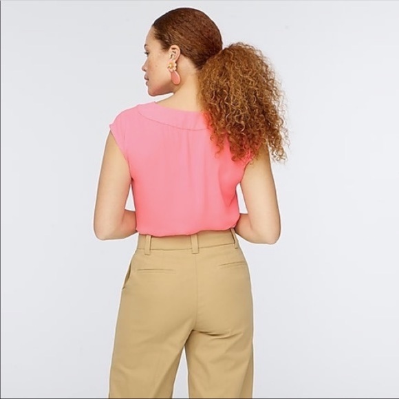 J Crew Sleeveless V-Neck Blouse - Picture 5 of 5